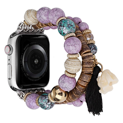 Beads Elephant Pendant Watch Band, For Apple Watch Series 10 46mm, For Apple Watch Series 10 42mm, For Apple Watch SE 2023 44mm, For Apple Watch SE 2023 40mm, For Apple Watch Ultra 2 49mm, For Apple Watch 9 45mm, For Apple Watch 9 41mm                 ... - DealBuddy