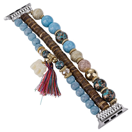 Beads Elephant Pendant Watch Band, For Apple Watch Series 10 46mm, For Apple Watch Series 10 42mm, For Apple Watch SE 2023 44mm, For Apple Watch SE 2023 40mm, For Apple Watch Ultra 2 49mm, For Apple Watch 9 45mm, For Apple Watch 9 41mm                 ... - DealBuddy