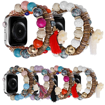 Beads Elephant Pendant Watch Band, For Apple Watch Series 10 46mm, For Apple Watch Series 10 42mm, For Apple Watch SE 2023 44mm, For Apple Watch SE 2023 40mm, For Apple Watch Ultra 2 49mm, For Apple Watch 9 45mm, For Apple Watch 9 41mm                 ... - DealBuddy