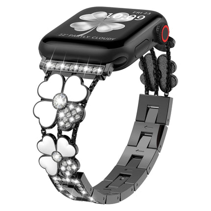 Petal Metal Diamond Watch Band, For Apple Watch SE 2023 44mm, For Apple Watch Ultra 49mm, For Apple Watch 8 41mm, For Apple Watch 8 45mm, For Apple Watch 7 41mm, For Apple Watch 7 45mm, For Apple Watch SE 2023 40mm, For Apple Watch SE 2022 40mm        ... - DealBuddy