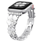 For Apple Watch SE 2023 44mm / Sliver+White