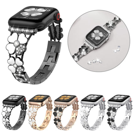 Petal Metal Diamond Watch Band, For Apple Watch SE 2023 44mm, For Apple Watch Ultra 49mm, For Apple Watch 8 41mm, For Apple Watch 8 45mm, For Apple Watch 7 41mm, For Apple Watch 7 45mm, For Apple Watch SE 2023 40mm, For Apple Watch SE 2022 40mm        ... - DealBuddy