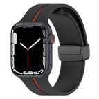 For Apple Watch 9 41mm / Black+Red
