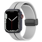 For Apple Watch 9 41mm / Light Grey+Black