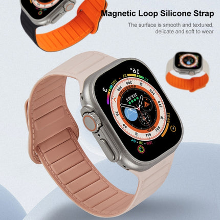 Loop Magnetic Silicone Watch Band, For Apple Watch 9 41mm, For Apple Watch Ultra 49mm, For Apple Watch 8 41mm - DealBuddy