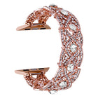 Diamonds Twist Metal Watch Band, For Apple Watch 2 42mm, For Apple Watch 2 38mm, For Apple Watch 42mm, For Apple Watch 38mm - DealBuddy