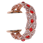 For Apple Watch 38mm / Rose Gold Red