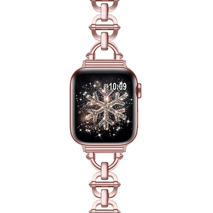 Ladder Buckle Metal Watch Band, For Apple Watch Ultra 49mm, For Apple Watch 8 41mm, For Apple Watch 8 45mm, For Apple Watch SE 2022 40mm, For Apple Watch SE 2022 44mm, For Apple Watch 7 41mm, For Apple Watch 7 45mm, For Apple Watch SE 40mm             ...
