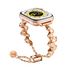 Ribbon Wave Metal Watch Band, For Apple Watch 2 42mm, For Apple Watch 2 38mm, For Apple Watch 42mm, For Apple Watch 38mm - DealBuddy