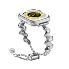 Ribbon Wave Metal Watch Band, For Apple Watch 2 42mm, For Apple Watch 2 38mm, For Apple Watch 42mm, For Apple Watch 38mm - DealBuddy