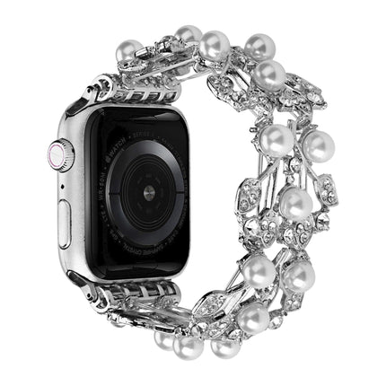 Four-leaf Bead Metal Watch Band, For Apple Watch 6 40mm, For Apple Watch 6 44mm, For Apple Watch 5 44mm, For Apple Watch 5 40mm, For Apple Watch 4 44mm, For Apple Watch 4 40mm, For Apple Watch 3 38mm, For Apple Watch 3 42mm, For Apple Watch 2 42mm     ... - DealBuddy