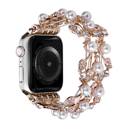 Four-leaf Bead Metal Watch Band, For Apple Watch 6 40mm, For Apple Watch 6 44mm, For Apple Watch 5 44mm, For Apple Watch 5 40mm, For Apple Watch 4 44mm, For Apple Watch 4 40mm, For Apple Watch 3 38mm, For Apple Watch 3 42mm, For Apple Watch 2 42mm     ... - DealBuddy