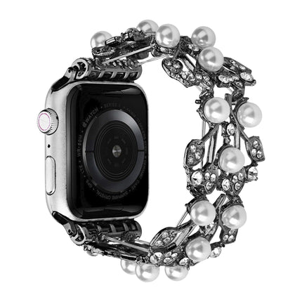 Four-leaf Bead Metal Watch Band, For Apple Watch Series 10 46mm, For Apple Watch Series 10 42mm, For Apple Watch SE 2023 44mm, For Apple Watch SE 2023 40mm, For Apple Watch Ultra 2 49mm, For Apple Watch 9 45mm, For Apple Watch 9 41mm                   ... - DealBuddy