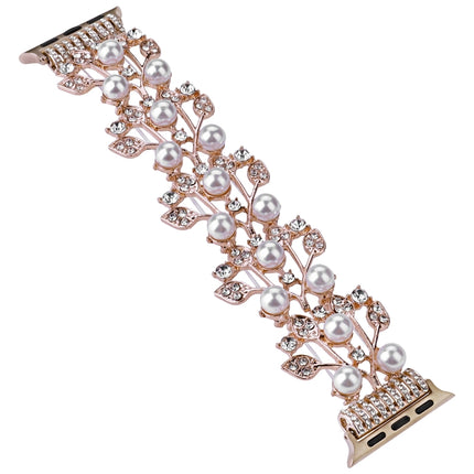 Four-leaf Bead Metal Watch Band, For Apple Watch Series 10 46mm, For Apple Watch Series 10 42mm, For Apple Watch SE 2023 44mm, For Apple Watch SE 2023 40mm, For Apple Watch Ultra 2 49mm, For Apple Watch 9 45mm, For Apple Watch 9 41mm                   ... - DealBuddy