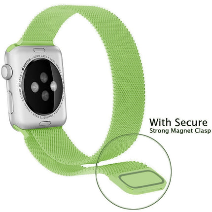 For Apple Watch Series Milanese Loop Magnetic Stainless Steel Watchband, 5 & 4 40mm / 3 & 2 & 1 38mm, 5 & 4 44mm / 3 & 2 & 1 42mm - DealBuddy