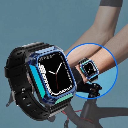 Armor Case Integrated TPU Watch Band, For Apple Watch SE 2025 / 2023 44mm, For Apple Watch SE 2025 / 2023 40mm, For Apple Watch Series 11 / 10 42mm, For Apple Watch Ultra 3 / 2 49mm, For Apple Watch 9 45mm, For Apple Watch 9 41mm                       ... - DealBuddy