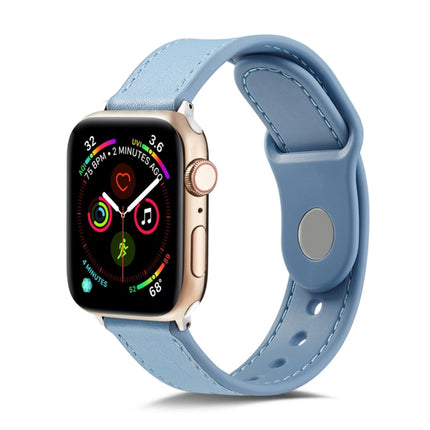 Single Buckle TPU+ Genuine Leather Watchband, For Apple Watch Series 7 41mm / 6 & SE & 5 & 4 40mm / 3 & 2 & 1 38mm, For Apple Watch Series 7 45mm / 6 & SE & 5 & 4 44mm / 3 & 2 & 1 42mm, For Apple Watch Series 8&7 41mm / SE 2&6&SE&5&4 40mm / 3&2&1 38mm ... - DealBuddy
