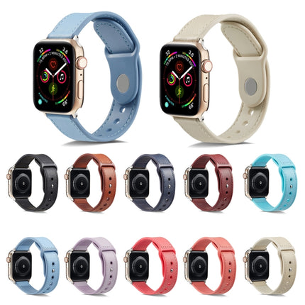 Single Buckle TPU+ Genuine Leather Watchband, For Apple Watch Series 7 41mm / 6 & SE & 5 & 4 40mm / 3 & 2 & 1 38mm, For Apple Watch Series 7 45mm / 6 & SE & 5 & 4 44mm / 3 & 2 & 1 42mm, For Apple Watch Series 8&7 41mm / SE 2&6&SE&5&4 40mm / 3&2&1 38mm ... - DealBuddy
