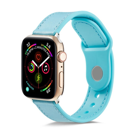 Single Buckle TPU+ Genuine Leather Watchband, For Apple Watch Series 7 41mm / 6 & SE & 5 & 4 40mm / 3 & 2 & 1 38mm, For Apple Watch Series 7 45mm / 6 & SE & 5 & 4 44mm / 3 & 2 & 1 42mm, For Apple Watch Series 8&7 41mm / SE 2&6&SE&5&4 40mm / 3&2&1 38mm ... - DealBuddy