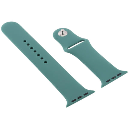 Silicone Watch Replacement Strap, Long Section (Men), For Apple Watch Series 8&7 41mm / SE 2&6&SE&5&4 40mm / 3&2&1 38mm, For Apple Watch Ultra 49mm / Series 8&7 45mm / SE 2&6&SE&5&4 44mm / 3&2&1 42mm - DealBuddy