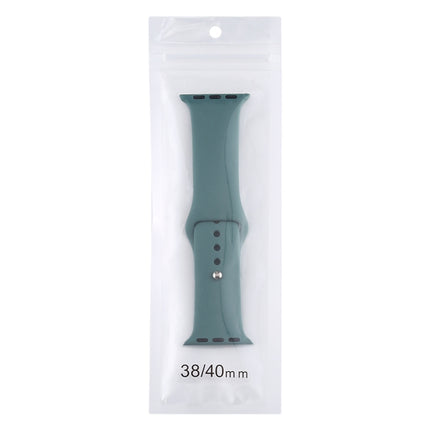 Silicone Watch Replacement Strap, Long Section (Men), For Apple Watch Series 8&7 41mm / SE 2&6&SE&5&4 40mm / 3&2&1 38mm, For Apple Watch Ultra 49mm / Series 8&7 45mm / SE 2&6&SE&5&4 44mm / 3&2&1 42mm - DealBuddy