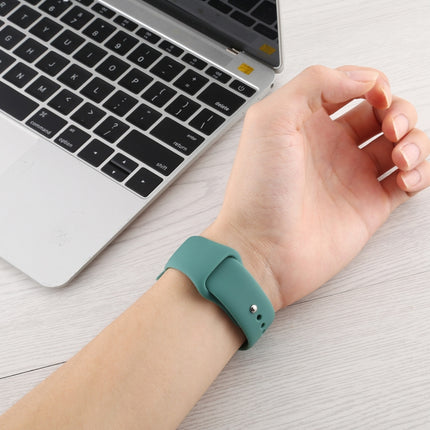 Silicone Watch Replacement Strap, Long Section (Men), For Apple Watch Series 8&7 41mm / SE 2&6&SE&5&4 40mm / 3&2&1 38mm, For Apple Watch Ultra 49mm / Series 8&7 45mm / SE 2&6&SE&5&4 44mm / 3&2&1 42mm - DealBuddy