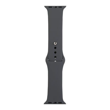 Silicone Watch Replacement Strap, Long Section (Men), For Apple Watch Series 8&7 41mm / SE 2&6&SE&5&4 40mm / 3&2&1 38mm, For Apple Watch Ultra 49mm / Series 8&7 45mm / SE 2&6&SE&5&4 44mm / 3&2&1 42mm - DealBuddy