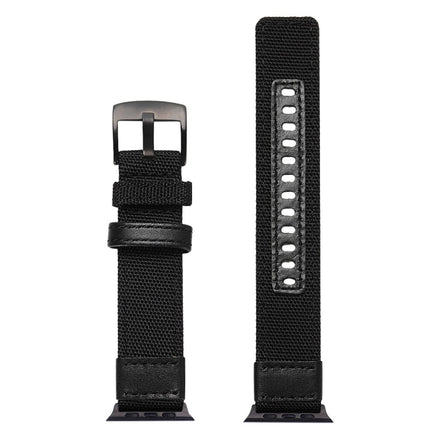 Nylon Watchband, For Apple Watch Series 7 41mm / 6 & SE & 5 & 4 40mm / 3 & 2 & 1 38mm, For Apple Watch Series 7 45mm / 6 & SE & 5 & 4 44mm / 3 & 2 & 1 42mm - DealBuddy