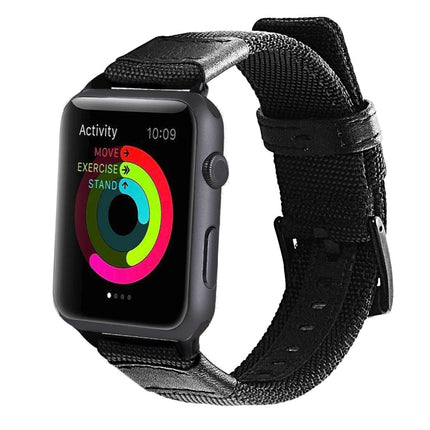 Nylon Watchband, For Apple Watch Series 7 41mm / 6 & SE & 5 & 4 40mm / 3 & 2 & 1 38mm, For Apple Watch Series 7 45mm / 6 & SE & 5 & 4 44mm / 3 & 2 & 1 42mm - DealBuddy