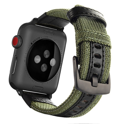 Nylon Watchband, For Apple Watch Series 7 41mm / 6 & SE & 5 & 4 40mm / 3 & 2 & 1 38mm, For Apple Watch Series 7 45mm / 6 & SE & 5 & 4 44mm / 3 & 2 & 1 42mm - DealBuddy