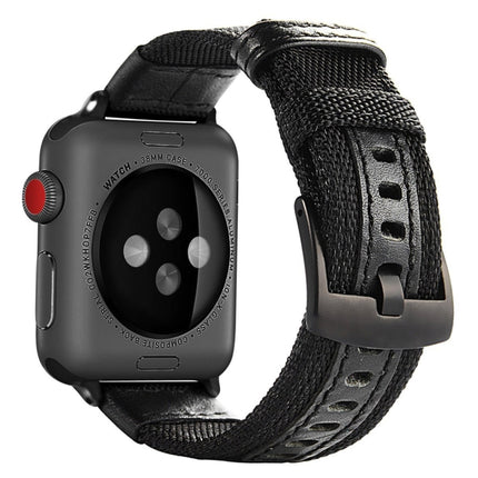 Nylon Watchband, For Apple Watch Series 7 41mm / 6 & SE & 5 & 4 40mm / 3 & 2 & 1 38mm, For Apple Watch Series 7 45mm / 6 & SE & 5 & 4 44mm / 3 & 2 & 1 42mm - DealBuddy