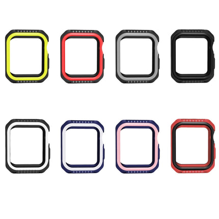 Shockproof Two Color Protective Case, For Apple Watch Series Series 3 & 2 & 1 42mm, For Apple Watch Series 6 & SE & 5 & 4 44mm - DealBuddy