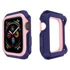 Shockproof Two Color Protective Case, For Apple Watch Series Series 3 & 2 & 1 42mm, For Apple Watch Series 6 & SE & 5 & 4 44mm - DealBuddy