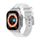 For Apple Watch SE 44mm / Silver White