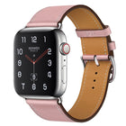 Replacement Leather Strap Watchband, For Apple Watch Series 7 41mm / 6 & SE & 5 & 4 40mm / 3 & 2 & 1 38mm, For Apple Watch Series 7 45mm / 6 & SE & 5 & 4 44mm / 3 & 2 & 1 42mm - DealBuddy