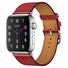 Replacement Leather Strap Watchband, For Apple Watch Series 7 41mm / 6 & SE & 5 & 4 40mm / 3 & 2 & 1 38mm, For Apple Watch Series 7 45mm / 6 & SE & 5 & 4 44mm / 3 & 2 & 1 42mm - DealBuddy