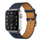 Replacement Leather Strap Watchband, For Apple Watch Series 7 41mm / 6 & SE & 5 & 4 40mm / 3 & 2 & 1 38mm, For Apple Watch Series 7 45mm / 6 & SE & 5 & 4 44mm / 3 & 2 & 1 42mm - DealBuddy