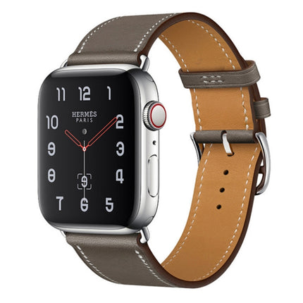 Replacement Leather Strap Watchband, For Apple Watch Series 7 41mm / 6 & SE & 5 & 4 40mm / 3 & 2 & 1 38mm, For Apple Watch Series 7 45mm / 6 & SE & 5 & 4 44mm / 3 & 2 & 1 42mm - DealBuddy