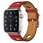 For Apple Watch Series 7 45mm / 6 & SE & 5 & 4 44mm / 3 & 2 & 1 42mm / Red