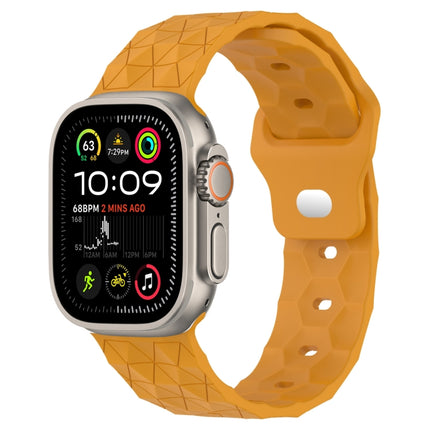 Football Texture Silicone Watch Band, For Apple Watch Ultra 2 49mm, For Apple Watch 9 45mm, For Apple Watch 9 41mm, For Apple Watch Ultra 49mm - DealBuddy