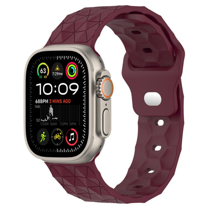 Football Texture Silicone Watch Band, For Apple Watch Ultra 2 49mm, For Apple Watch 9 45mm, For Apple Watch 9 41mm, For Apple Watch Ultra 49mm - DealBuddy