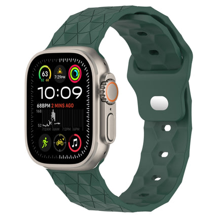 Football Texture Silicone Watch Band, For Apple Watch Ultra 2 49mm, For Apple Watch 9 45mm, For Apple Watch 9 41mm, For Apple Watch Ultra 49mm - DealBuddy