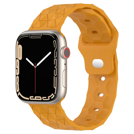 Football Texture Silicone Watch Band, For Apple Watch 8 41mm, For Apple Watch 8 45mm, For Apple Watch SE 2022 40mm, For Apple Watch SE 2022 44mm - DealBuddy