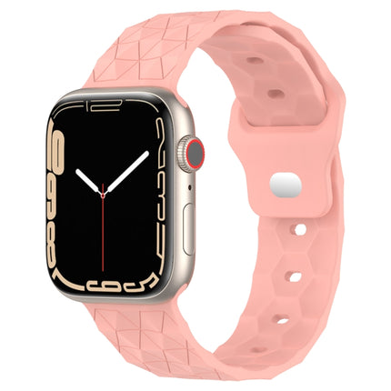 Football Texture Silicone Watch Band, For Apple Watch 8 41mm, For Apple Watch 8 45mm, For Apple Watch SE 2022 40mm, For Apple Watch SE 2022 44mm - DealBuddy