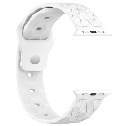 Football Texture Silicone Watch Band, For Apple Watch 4 44mm, For Apple Watch 4 40mm, For Apple Watch 3 38mm, For Apple Watch 3 42mm - DealBuddy