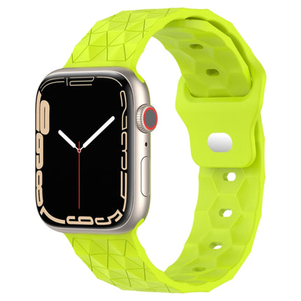 Football Texture Silicone Watch Band, For Apple Watch 4 44mm, For Apple Watch 4 40mm, For Apple Watch 3 38mm, For Apple Watch 3 42mm - DealBuddy