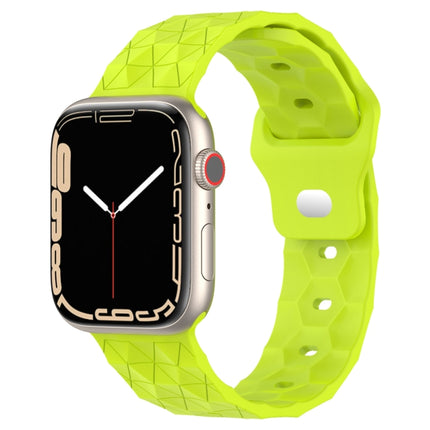 Football Texture Silicone Watch Band, For Apple Watch Series 10 46mm, For Apple Watch Series 10 42mm, For Apple Watch SE 2023 44mm, For Apple Watch SE 2023 40mm - DealBuddy