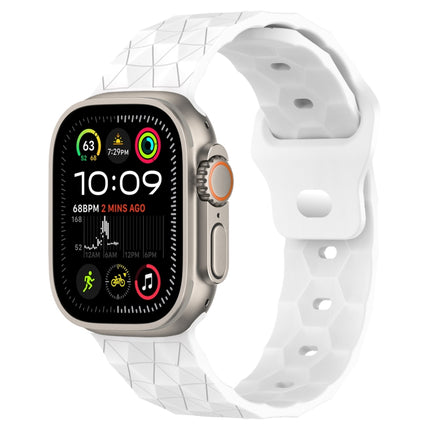 Football Texture Silicone Watch Band, For Apple Watch Ultra 2 49mm, For Apple Watch 9 45mm, For Apple Watch 9 41mm, For Apple Watch Ultra 49mm - DealBuddy
