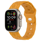Football Texture Silicone Watch Band, For Apple Watch Ultra 2 49mm, For Apple Watch 9 45mm, For Apple Watch 9 41mm, For Apple Watch Ultra 49mm - DealBuddy