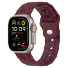 Football Texture Silicone Watch Band, For Apple Watch Ultra 2 49mm, For Apple Watch 9 45mm, For Apple Watch 9 41mm, For Apple Watch Ultra 49mm - DealBuddy
